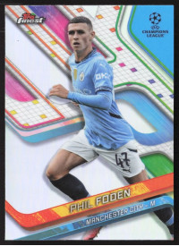 Phil Foden, Kartička, Topps Finest UEFA Club Competitions 2024-2025, Refractor