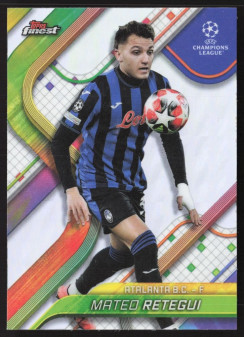 Mateo Retegui, Kartička, Topps Finest UEFA Club Competitions 2024-2025, Refractor