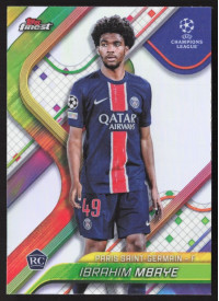Ibrahim Mbaye, Kartička, Topps Finest UEFA Club Competitions 2024-2025, Refractor