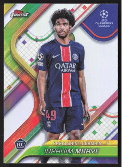 Ibrahim Mbaye, Kartička, Topps Finest UEFA Club Competitions 2024-2025, Refractor
