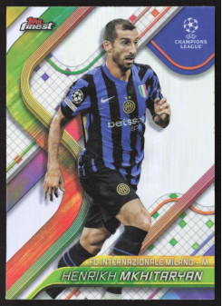 Henrikh Mkhitaryan, Kartička, Topps Finest UEFA Club Competitions 2024-2025, Refractor