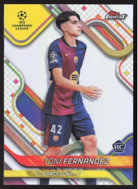 Toni Fernández, Kartička, Topps Finest UEFA Club Competitions 2024-2025, Refractor