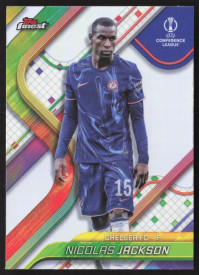 Nicolas Jackson, Kartička, Topps Finest UEFA Club Competitions 2024-2025, Refractor