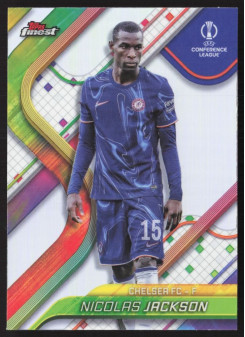 Nicolas Jackson, Kartička, Topps Finest UEFA Club Competitions 2024-2025, Refractor