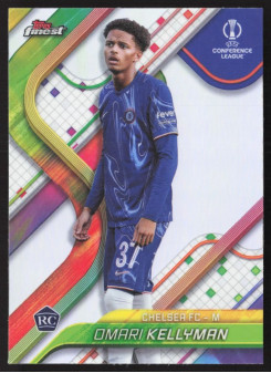 Omari Kellyman, Kartička, Topps Finest UEFA Club Competitions 2024-2025, Refractor