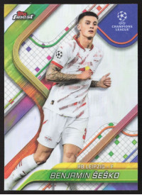 Benjamin Šeško, Kartička, Topps Finest UEFA Club Competitions 2024-2025, Refractor