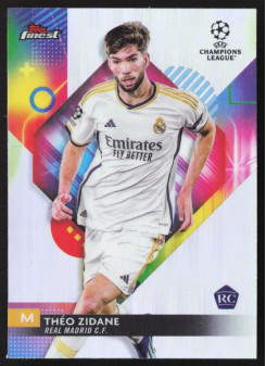 Theo Zidane, Kartička, Topps Finest UEFA Club Competitions 2023-24, Refractor
