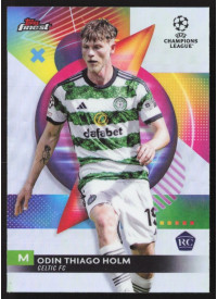 Odin Thiago Holm, Kartička, Topps Finest UEFA Club Competitions 2023-24, Refractor