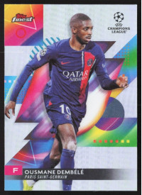 Ousmane Dembele, Kartička, Topps Finest UEFA Club Competitions 2023-24, Refractor