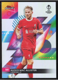 Alexis Mac Allister, Kartička, Topps Finest UEFA Club Competitions 2023-24, Refractor