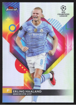 Erling Haaland, Kartička, Topps Finest UEFA Club Competitions 2023-24, Refractor