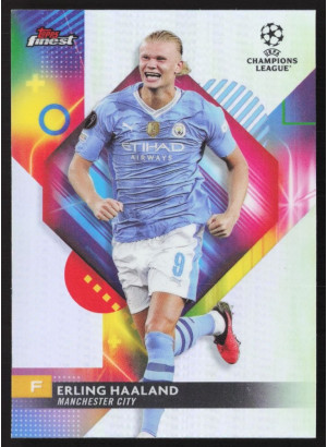 Erling Haaland, Card, Topps Finest UEFA Club Competitions 2023-24, Refractor