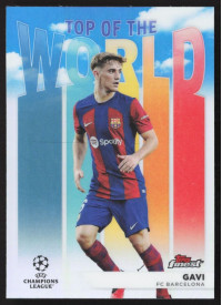 Gavi, Kartička, Topps Finest UEFA Club Competitions 2023-24, INSERT