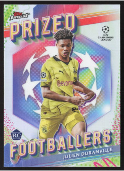 Julien Duranville, Kartička, Topps Finest UEFA Club Competitions 2023-24, INSERT