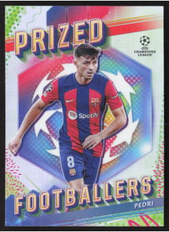 Pedri, Kartička, Topps Finest UEFA Club Competitions 2023-24, INSERT