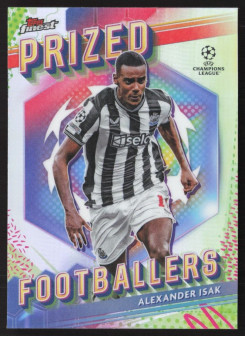 Alexander Isak, Kartička, Topps Finest UEFA Club Competitions 2023-24, INSERT