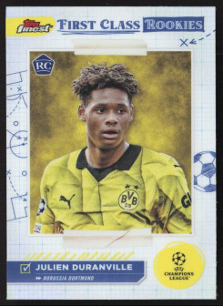 Julien Duranville, Kartička, Topps Finest UEFA Club Competitions 2023-24, INSERT