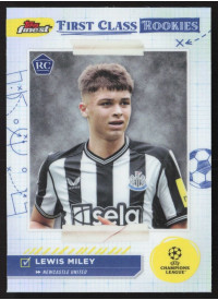 Lewis Miley, Kartička, Topps Finest UEFA Club Competitions 2023-24, INSERT