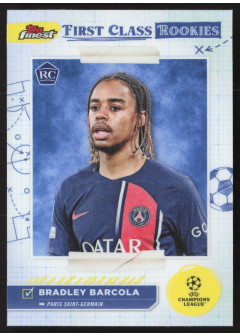 Bradley Barcola, Kartička, Topps Finest UEFA Club Competitions 2023-24, INSERT