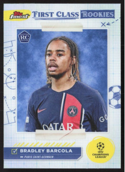 Bradley Barcola, Kartička, Topps Finest UEFA Club Competitions 2023-24, INSERT
