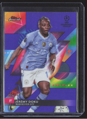 Jeremy Doku, Card, Topps Finest UEFA Club Competitions 2023-24, LIMIT