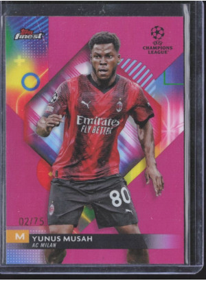 Yunus Musah, Card, Topps Finest UEFA Club Competitions 2023-24, LIMIT