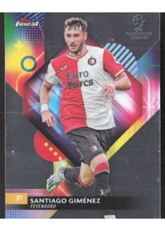 Santiago Gimenez, Card, Topps Finest UEFA Club Competitions 2023-24, BASE