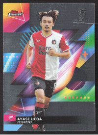 Ayase Ueda, Kartička, Topps Finest UEFA Club Competitions 2023-24, BASE