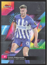 Evan Ferguson, Kartička, Topps Finest UEFA Club Competitions 2023-24, BASE