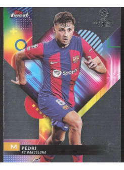 Pedri, Kartička, Topps Finest UEFA Club Competitions 2023-24, BASE