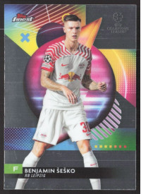 Benjamin Sesko, Kartička, Topps Finest UEFA Club Competitions 2023-24, BASE