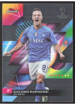 Giacomo Raspadori, Kartička, Topps Finest UEFA Club Competitions 2023-24, BASE
