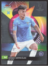 Diego Gonzalez, Kartička, Topps Finest UEFA Club Competitions 2023-24, BASE