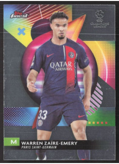 Warren Zaire-Emery, Kartička, Topps Finest UEFA Club Competitions 2023-24, BASE