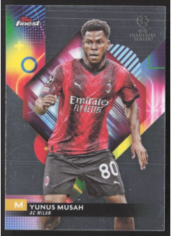 Yunus Musah, Kartička, Topps Finest UEFA Club Competitions 2023-24, BASE