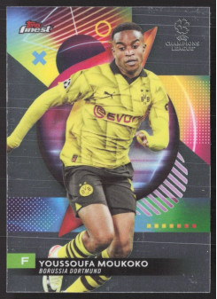 Youssoufa Moukoko, Kartička, Topps Finest UEFA Club Competitions 2023-24, BASE