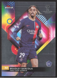 Bradley Barcola, Kartička, Topps Finest UEFA Club Competitions 2023-24, BASE