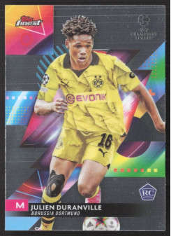 Julien Duranville, Kartička, Topps Finest UEFA Club Competitions 2023-24, BASE