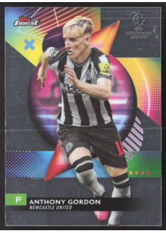Anthony Gordon, Kartička, Topps Finest UEFA Club Competitions 2023-24, BASE