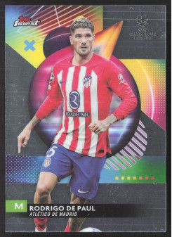 Rodrigo de Paul, Kartička, Topps Finest UEFA Club Competitions 2023-24, BASE