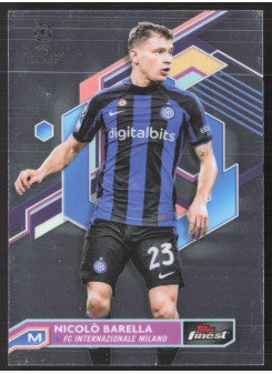 Nicolo Barella, Kartička, Topps Finest UEFA Champions League 2022-23, BASE