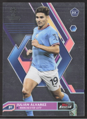 Julian Alvarez, Card, Topps Finest UEFA Champions League 2022-23, BASE