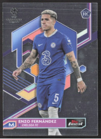 Enzo Fernandez, Kartička, Topps Finest UEFA Champions League 2022-23, BASE