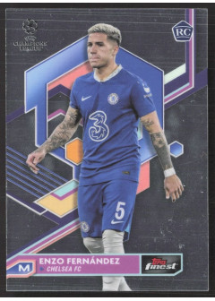 Enzo Fernandez, Kartička, Topps Finest UEFA Champions League 2022-23, BASE