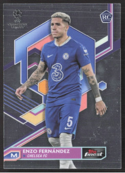 Enzo Fernandez, Kartička, Topps Finest UEFA Champions League 2022-23, BASE