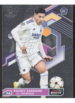 Roony Bardghji, Kartička, Topps Finest UEFA Champions League 2022-23, BASE