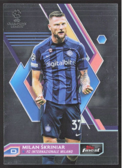 Milan Skriniar, Kartička, Topps Finest UEFA Champions League 2022-23, BASE