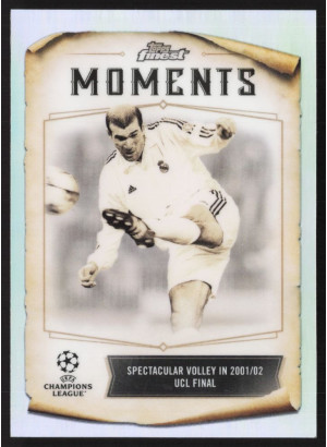 Zinedine Zidane, Card, Topps Finest UEFA Champions League 2022-23, INSERT