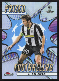 Alessandro Del Piero, Kartička, Topps Finest UEFA Champions League 2022-23, INSERT