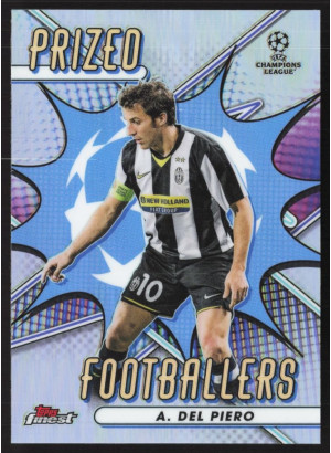 Alessandro Del Piero, Card, Topps Finest UEFA Champions League 2022-23, INSERT